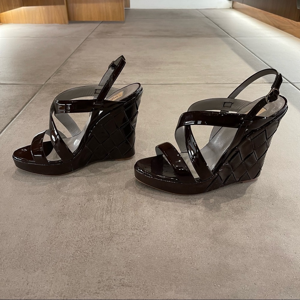 Valentino Garavani Patent Leather Wedges